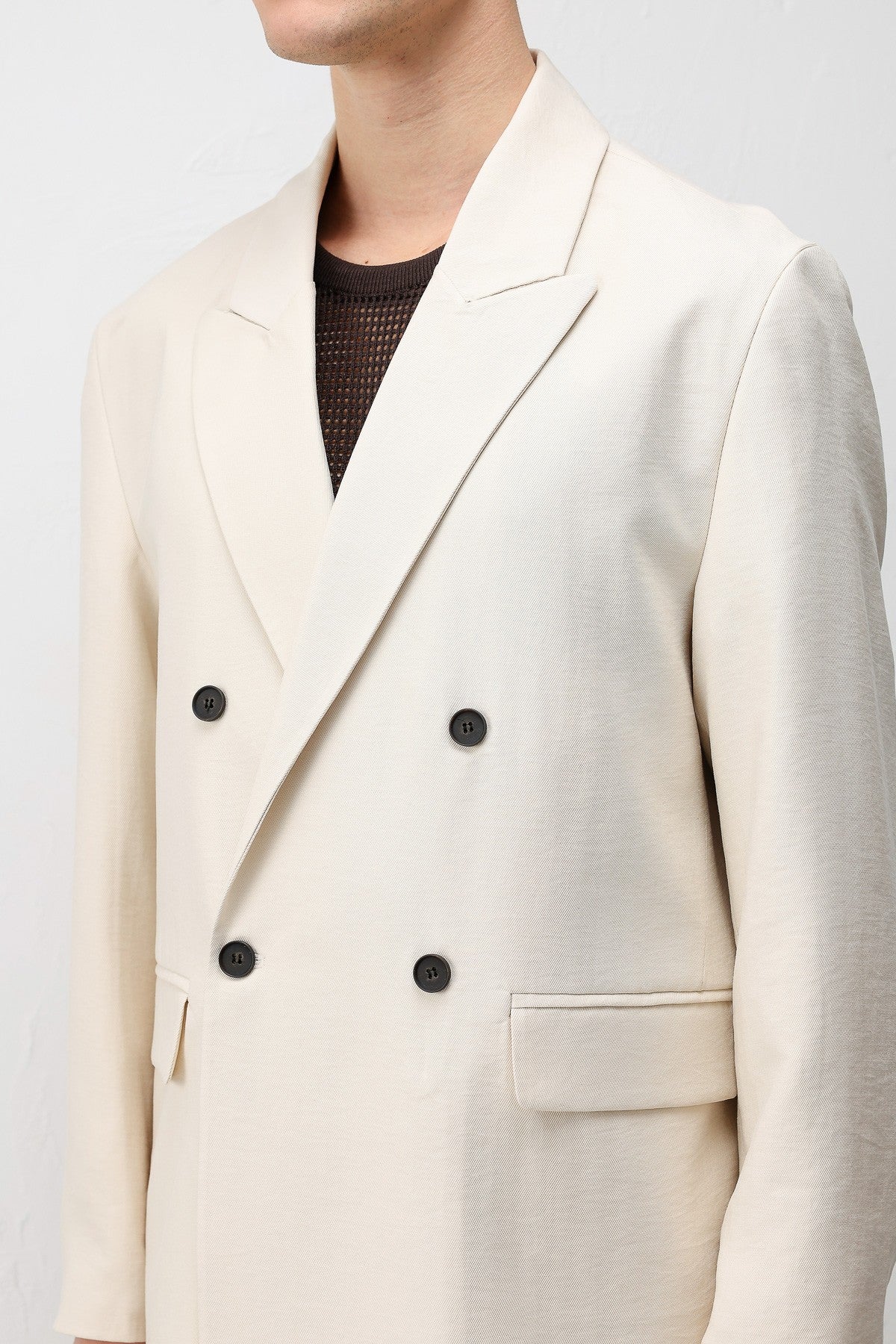 Antioch Siyah Modal Karışımlı Relaxed Fit Erkek Blazer Ceket