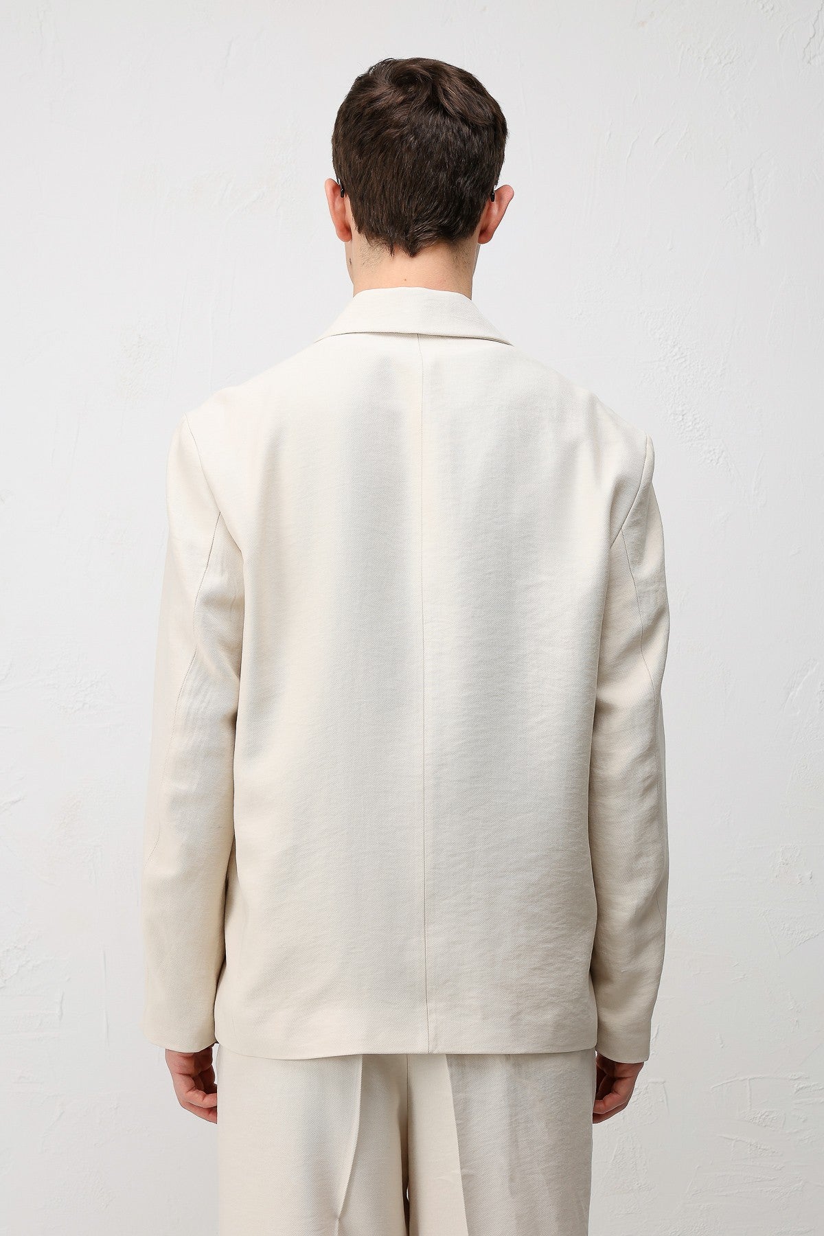 Antioch Siyah Modal Karışımlı Relaxed Fit Erkek Blazer Ceket