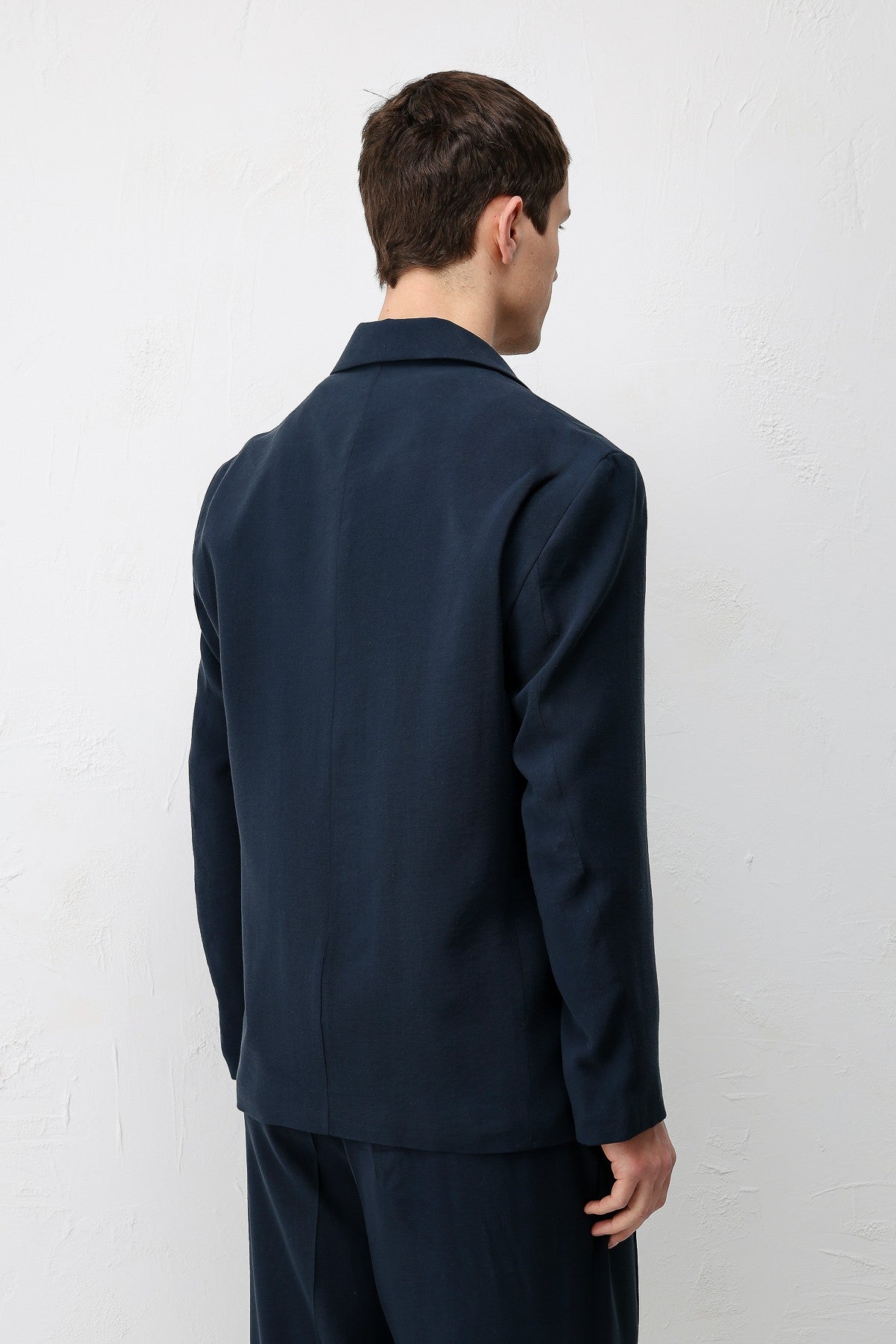 Antioch Siyah Modal Karışımlı Relaxed Fit Erkek Blazer Ceket