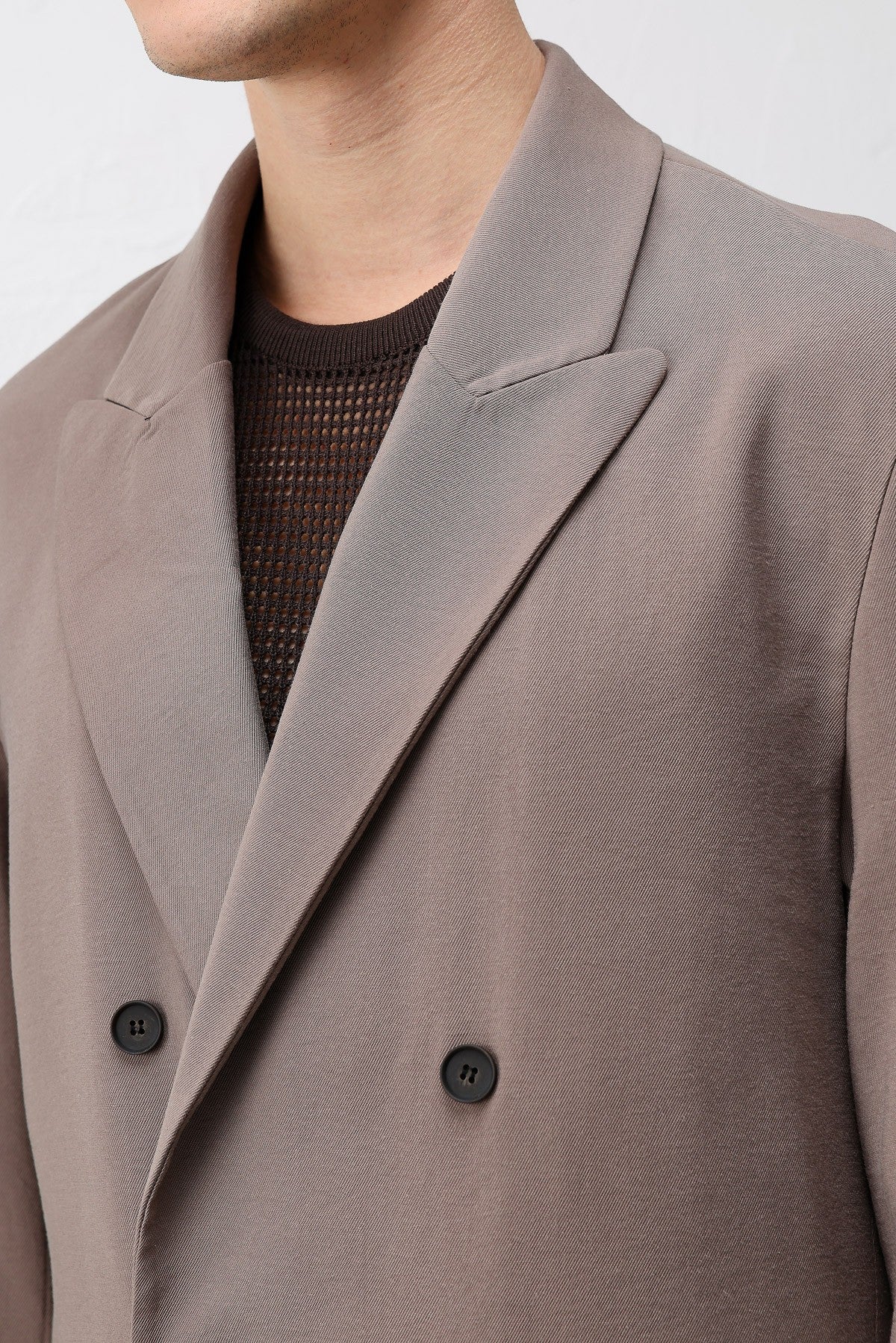 Antioch Siyah Modal Karışımlı Relaxed Fit Erkek Blazer Ceket