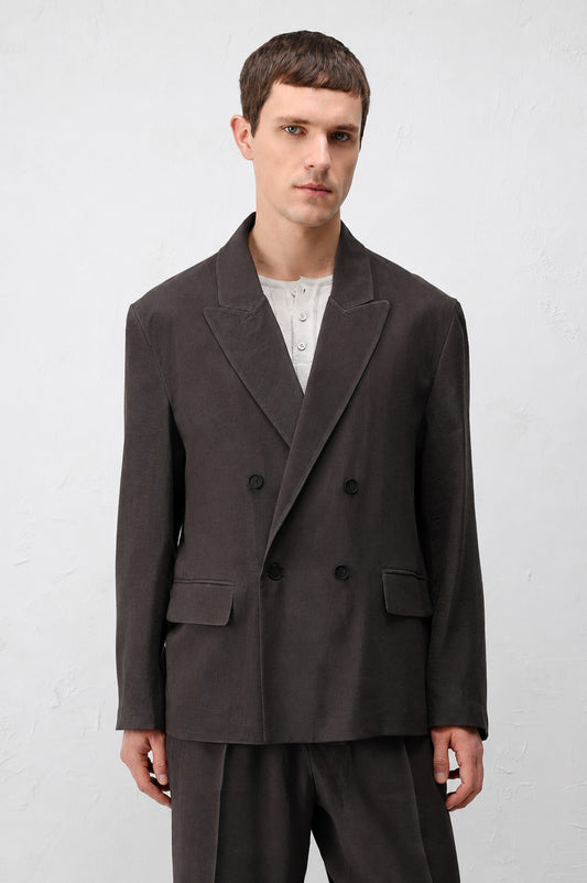 Modal Karışımlı Relaxed Fit Erkek Blazer Ceket