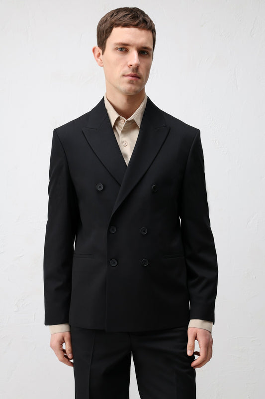 Antioch Kruvaze Relaxed Fit Erkek Blazer Ceket