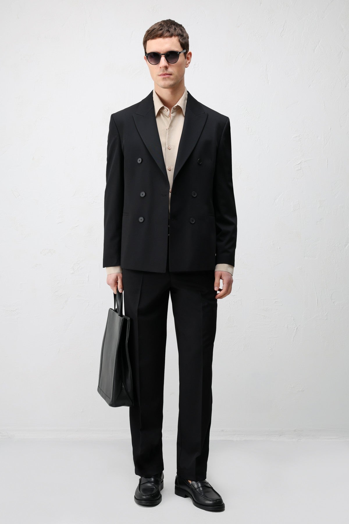 Antioch Kruvaze Relaxed Fit Erkek Blazer Ceket