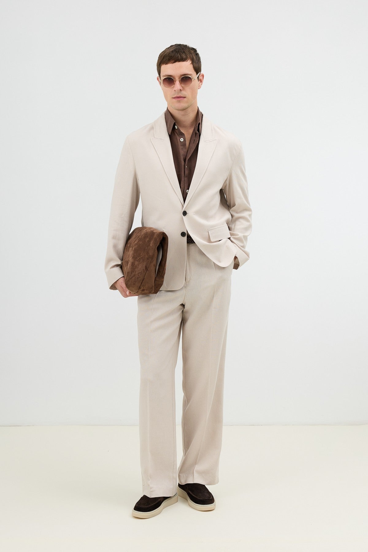 Antioch Keten Karışımlı Erkek Blazer Ceket