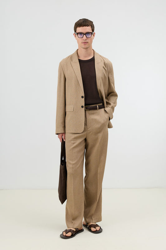 Antioch Keten Karışımlı Erkek Blazer Ceket