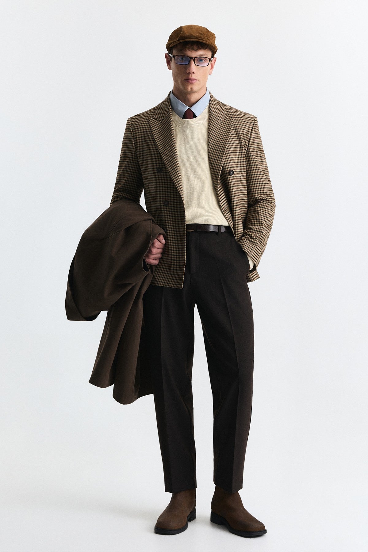 Kareli Relax Fit Blazer Ceket