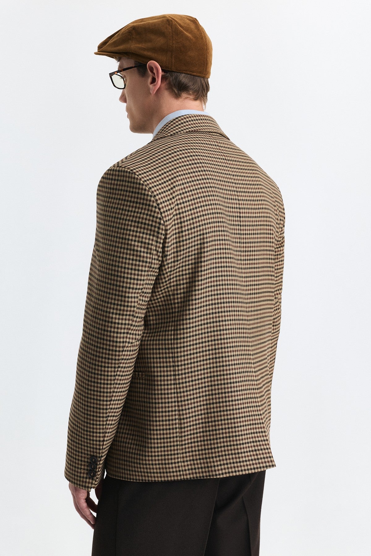 Kareli Relax Fit Blazer Ceket