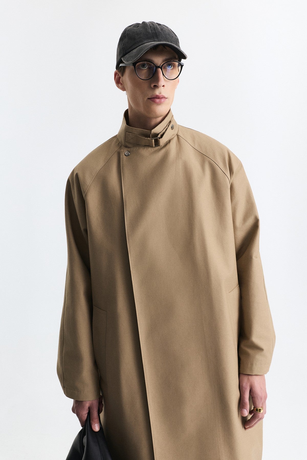 Pamuklu Loose Fit Trençkot