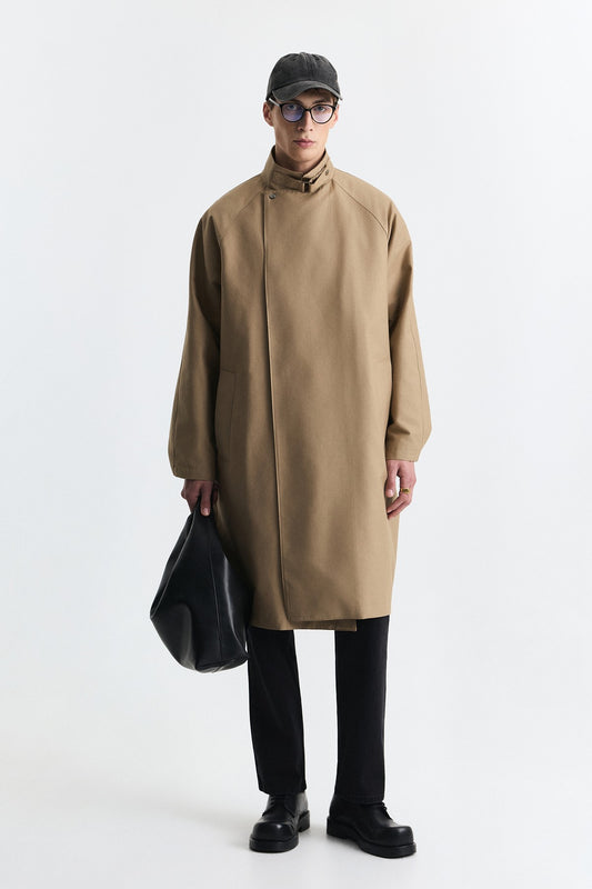 Pamuklu Loose Fit Trençkot