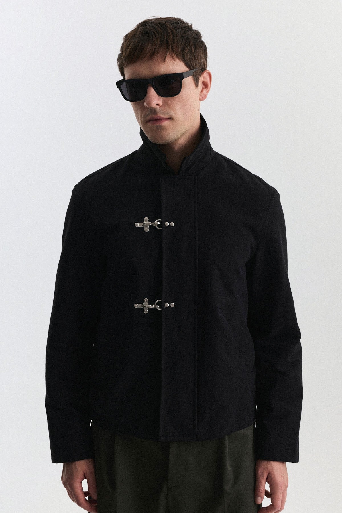 Metal Süslü Düğmeli Regular Fit Mont