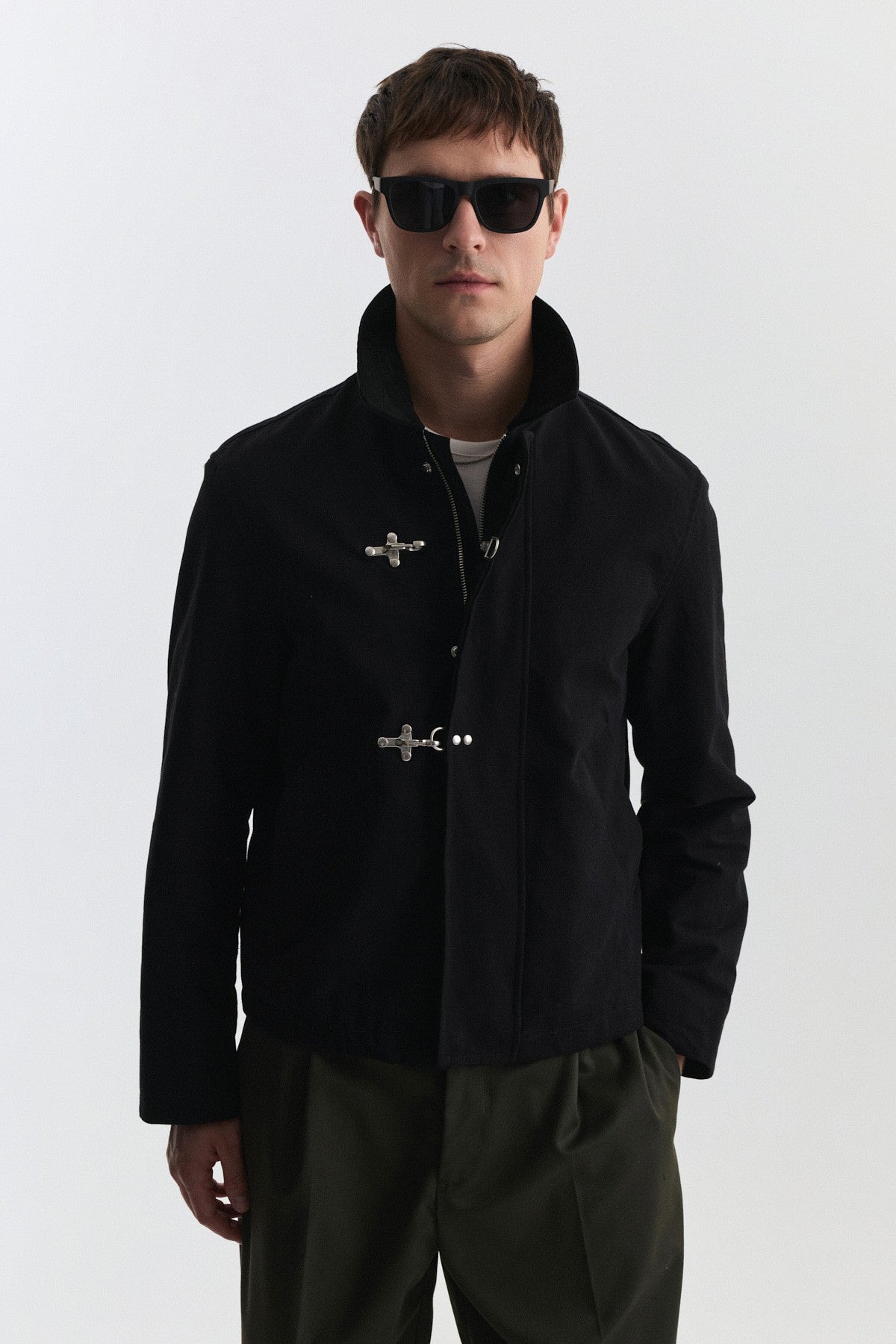 Metal Süslü Düğmeli Regular Fit Mont