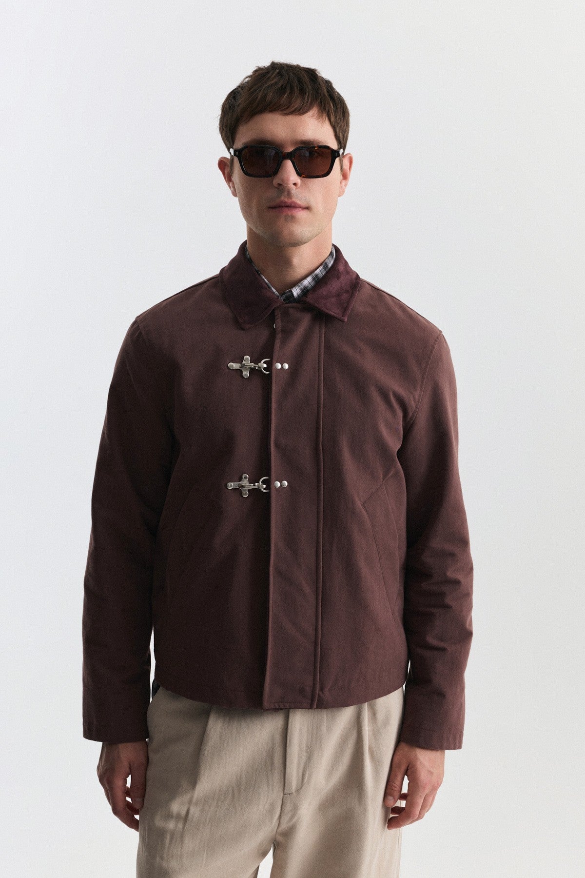 Metal Süslü Düğmeli Regular Fit Mont