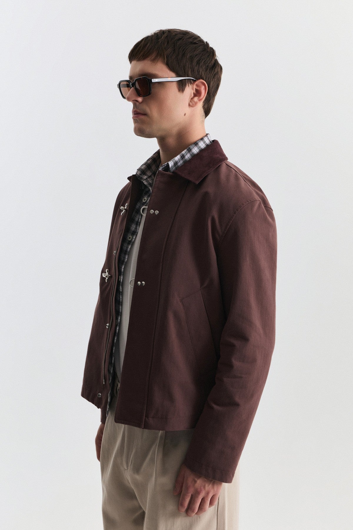 Metal Süslü Düğmeli Regular Fit Mont