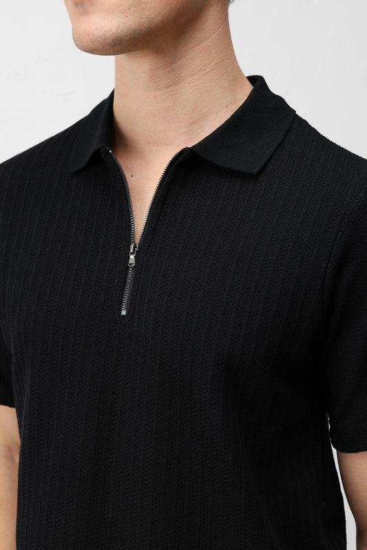 Antioch Dokulu Örme Polo Yaka Erkek T-Shirt