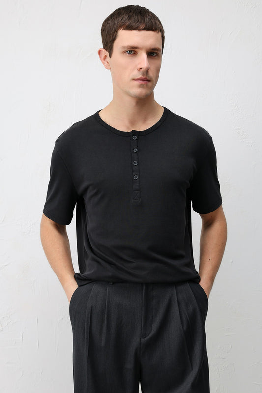Antioch Düğmeli Yaka Erkek T-Shirt