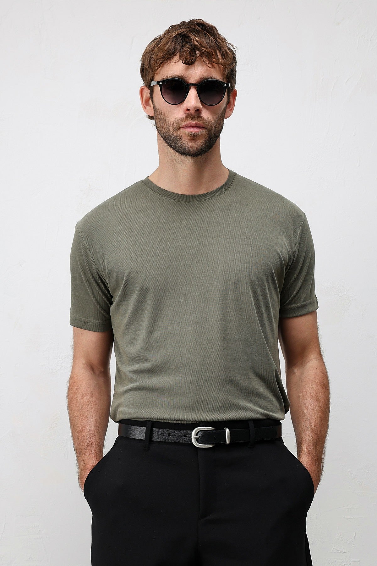 Premium Dokulu Erkek T-Shirt