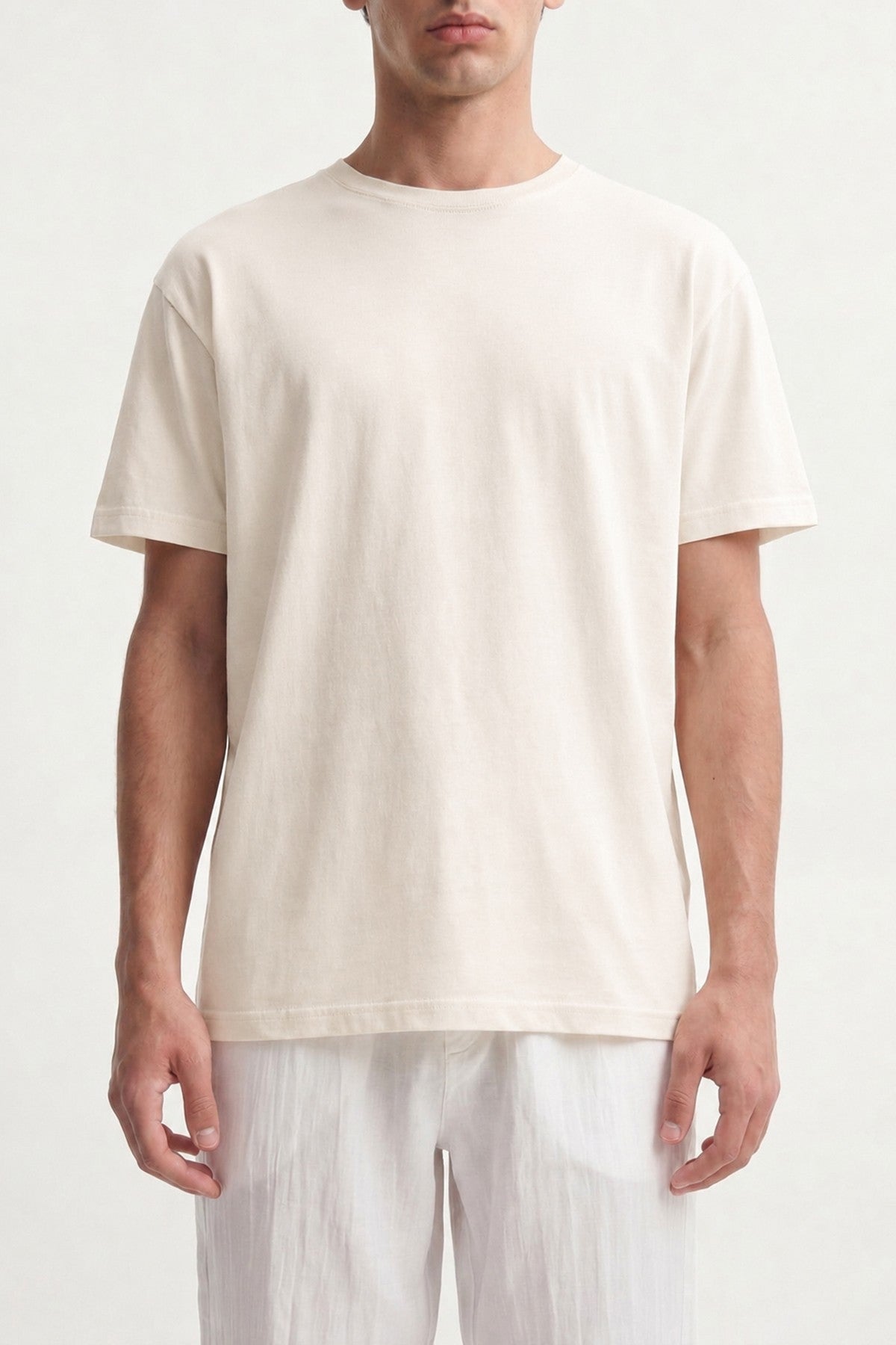 Antioch Sarı Pamuklu Erkek T-Shirt