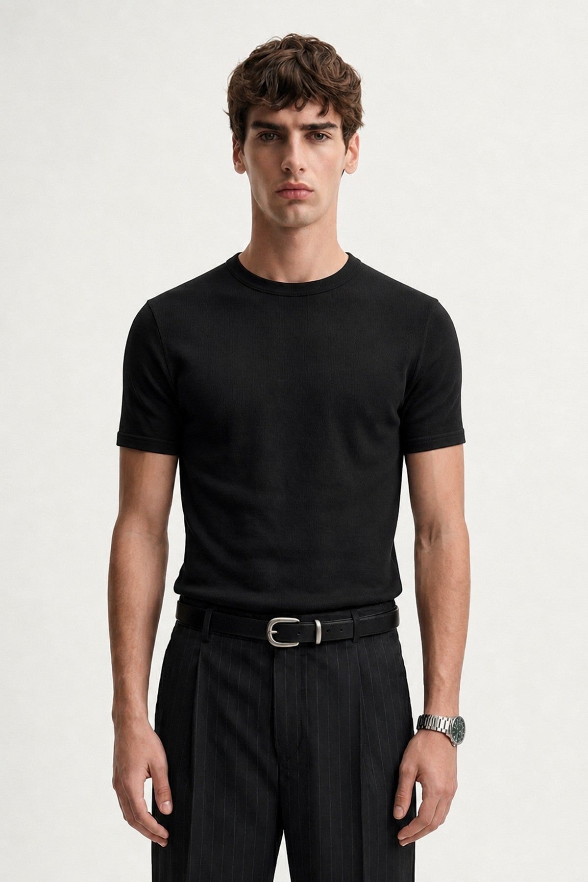 Antioch Siyah Dokulu Erkek T-Shirt