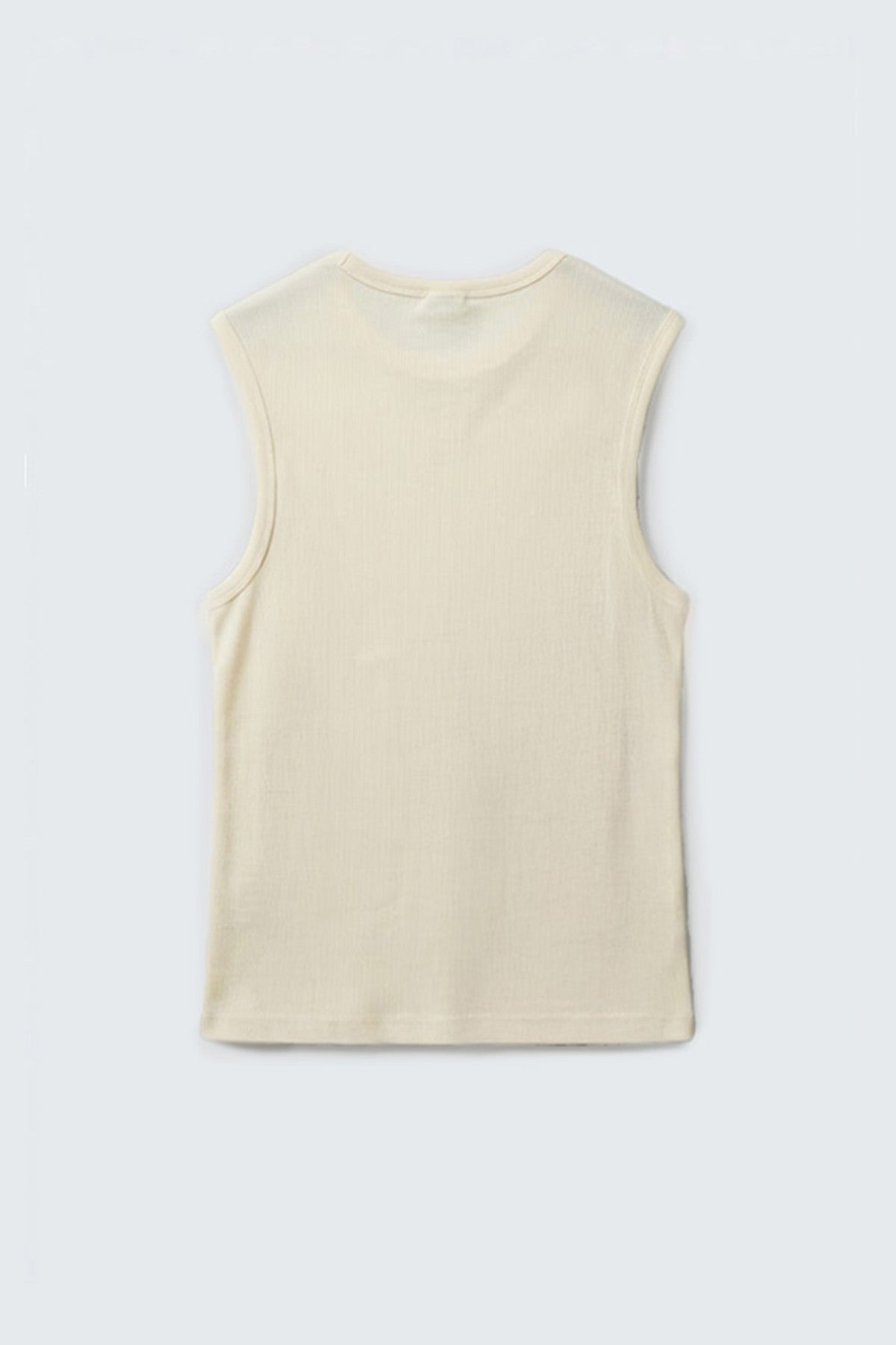 Antioch Haki Pamuklu Kolsuz Erkek T-Shirt