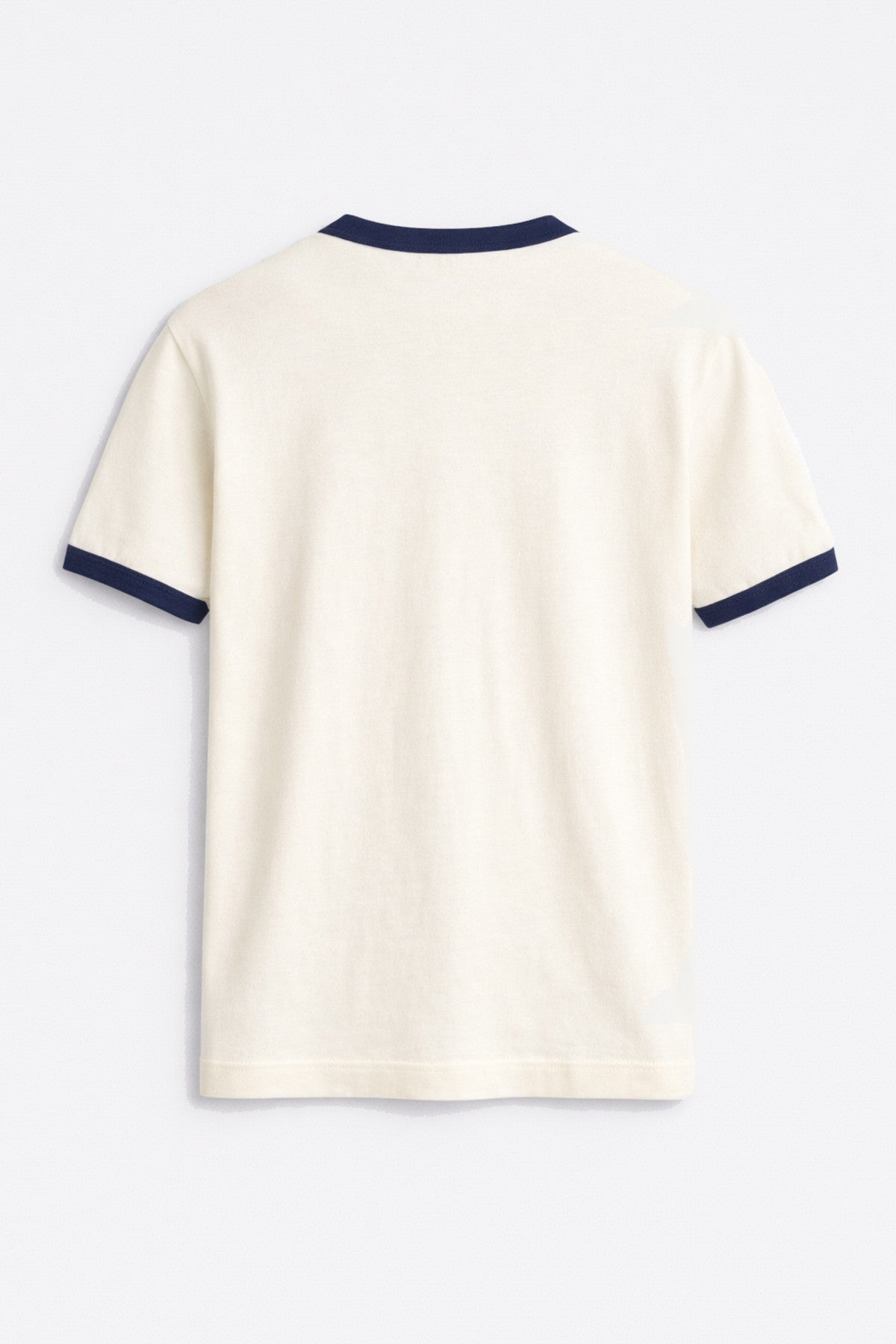 Antioch Haki Kontrast Yaka Erkek T-Shirt