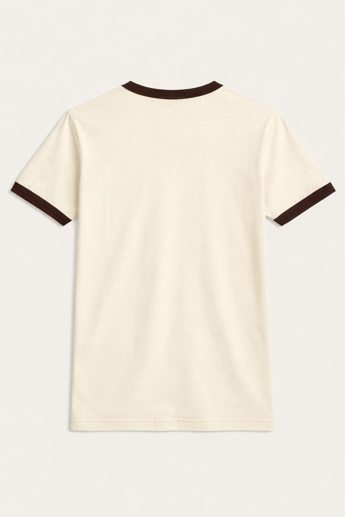 Antioch Haki Kontrast Yaka Erkek T-Shirt