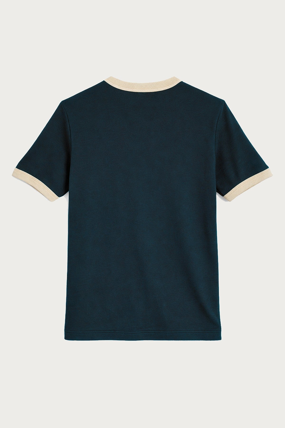 Antioch Haki Kontrast Yaka Erkek T-Shirt