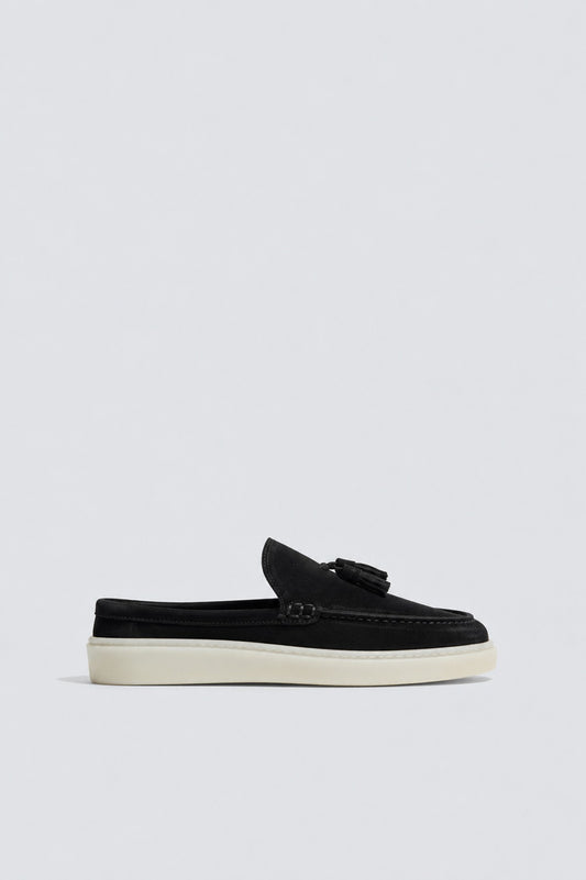Püsküllü %100 Süet Loafer