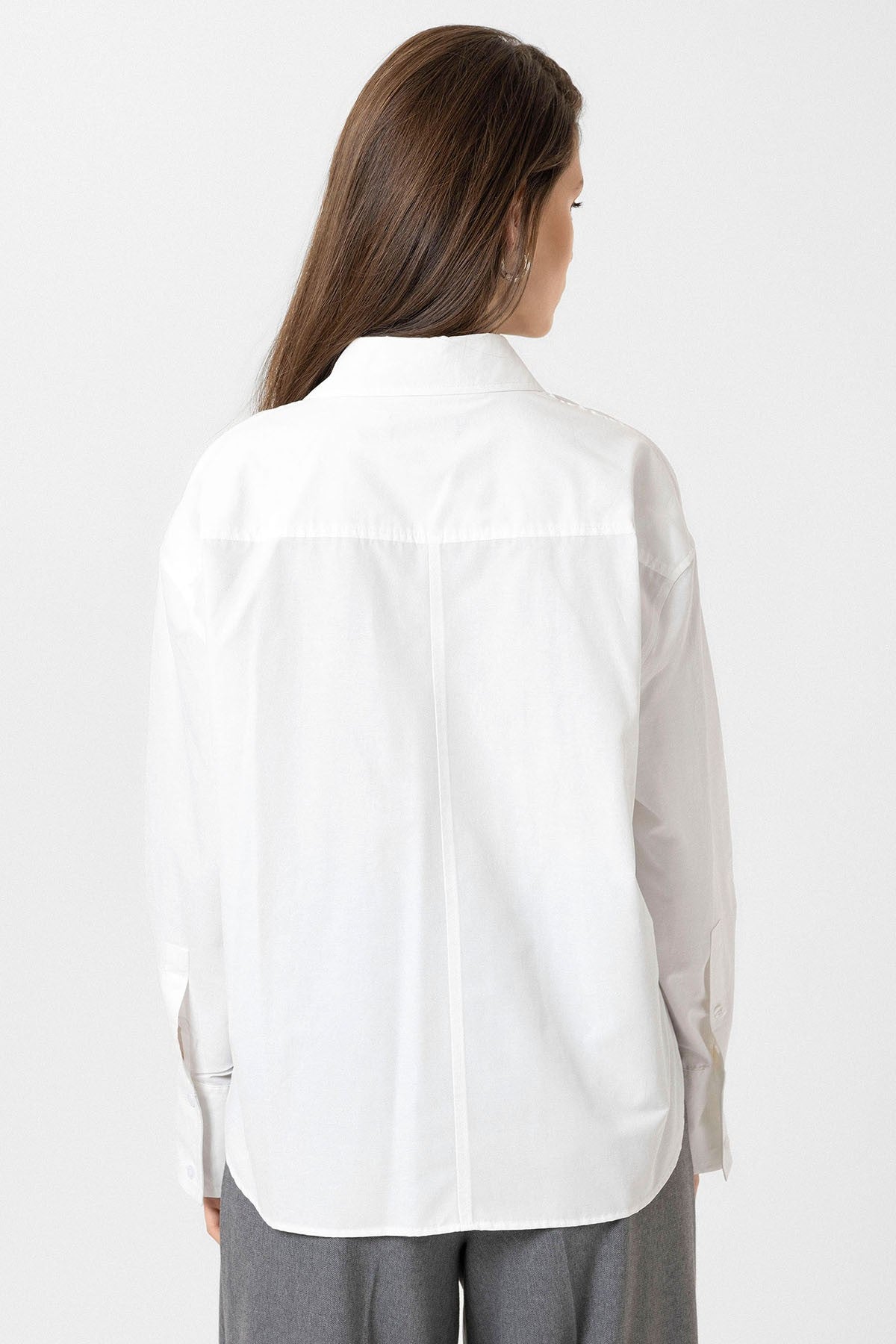Antioch Kadın Basic Poplin Gömlek