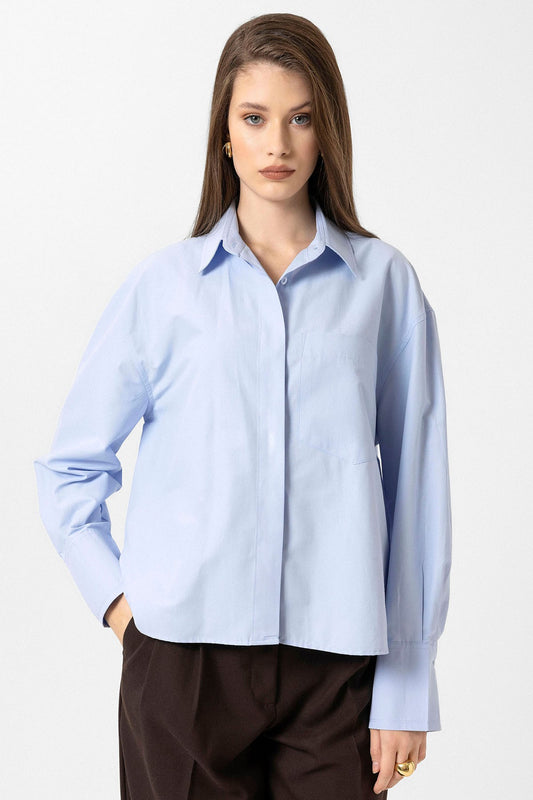 Antioch Kadın Basic Poplin Gömlek