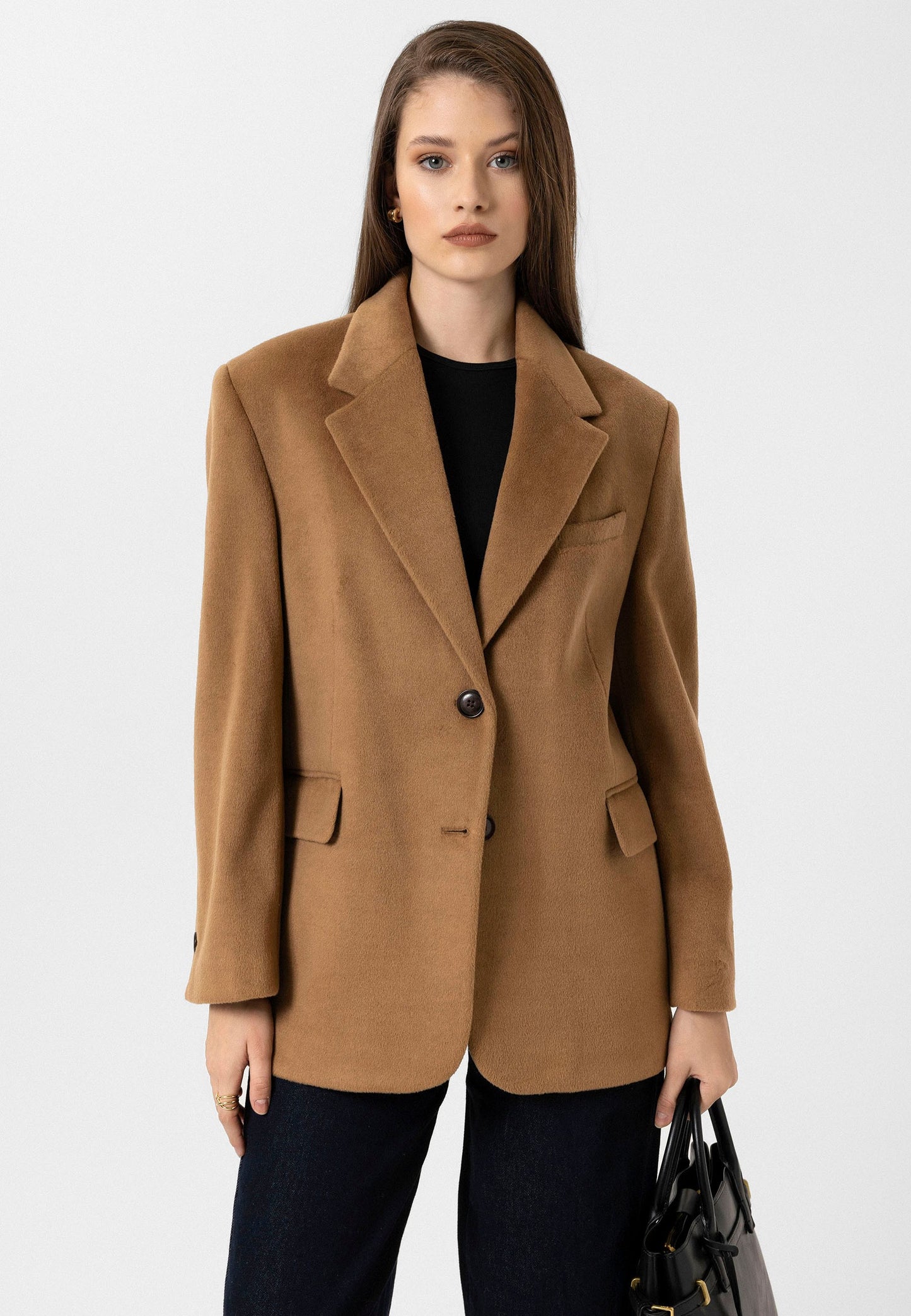 Antioch Kadın Yün Karışımlı Blazer Ceket