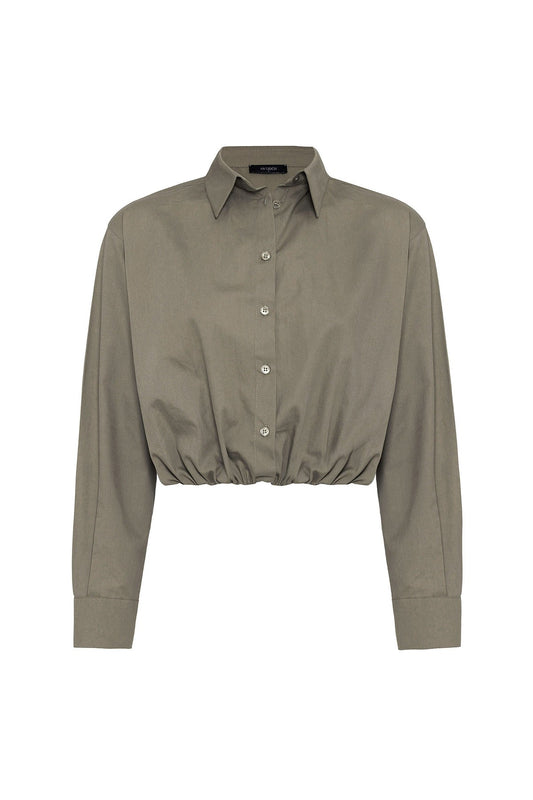 Antioch Crop Poplin Kadın Gömlek