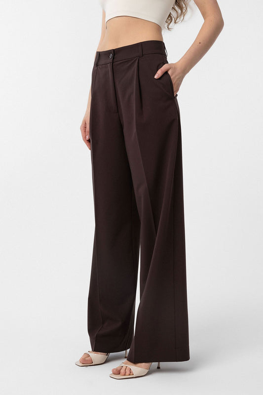 Antioch Siyah Pilili Kadın Pantolon