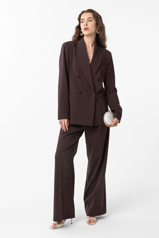 Antioch Regular Fit Kruvaze Kadın Blazer Ceket