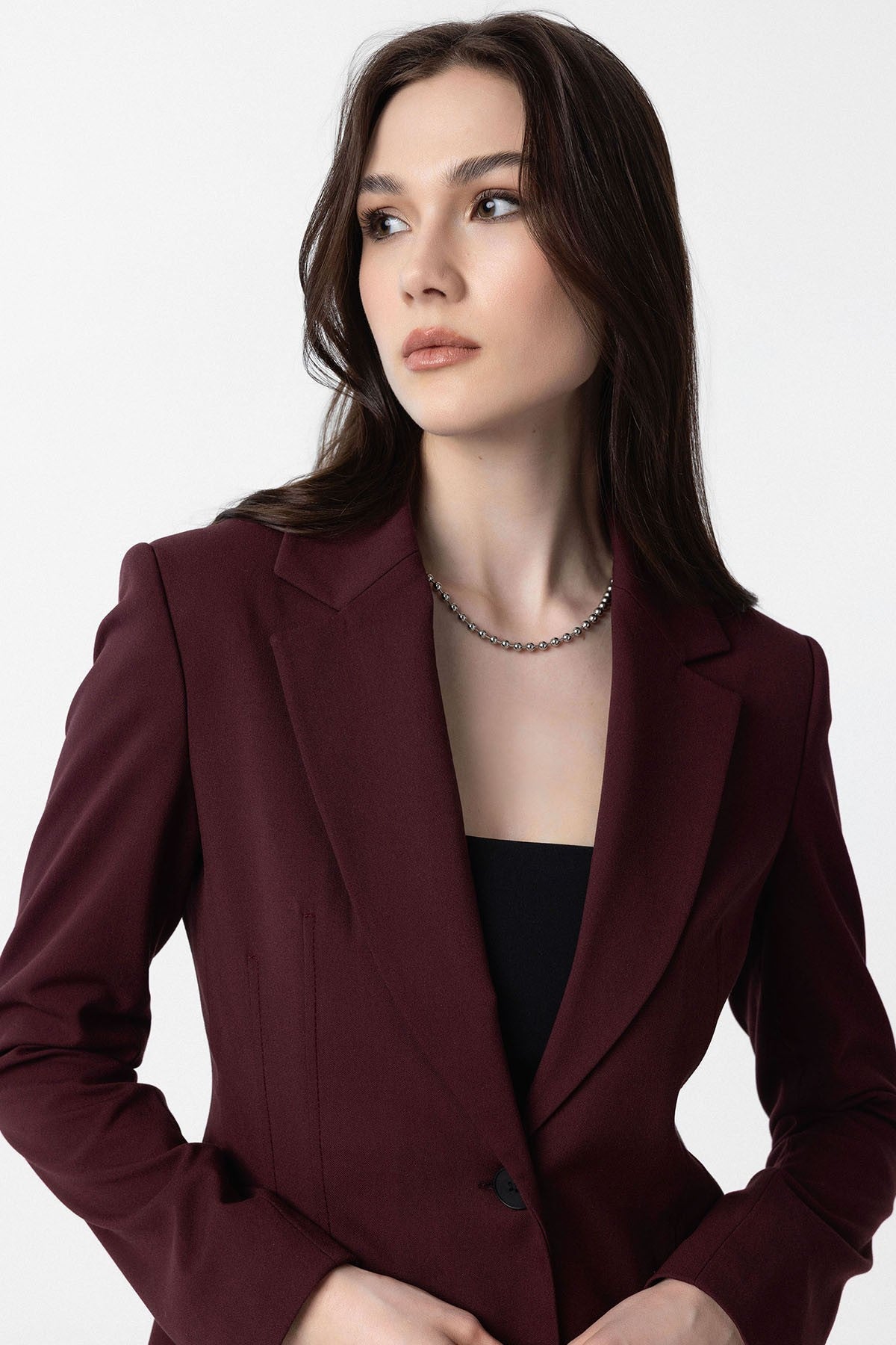 Antioch Vücuda Oturan Kadın Blazer Ceket