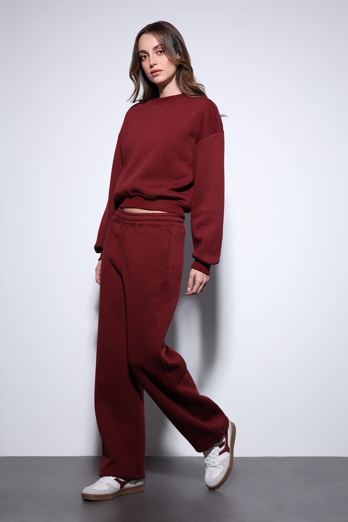 Antioch Siyah Basic Kadın Sweatshirt