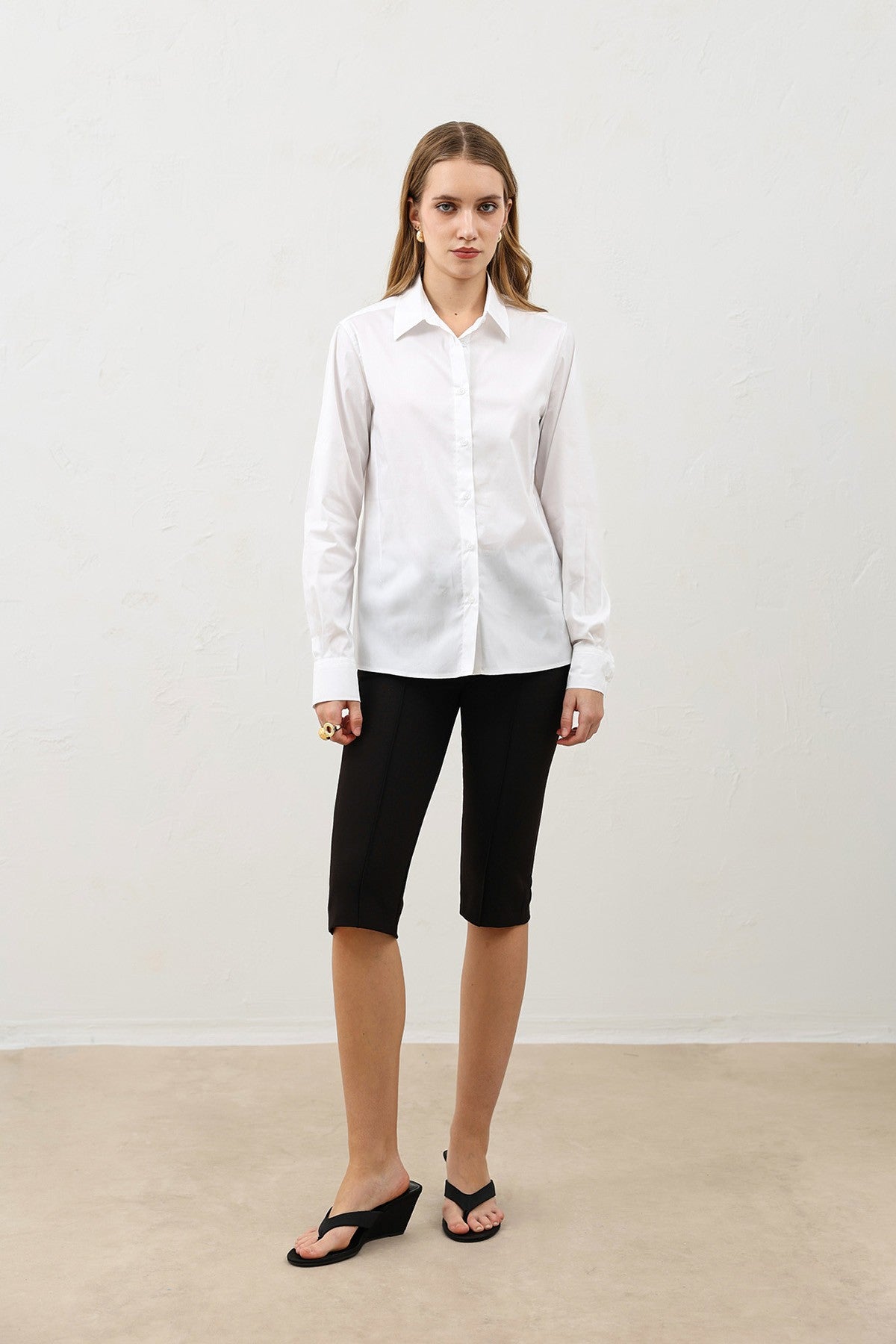 Antioch Basic Slim Fit Kadın Gömlek