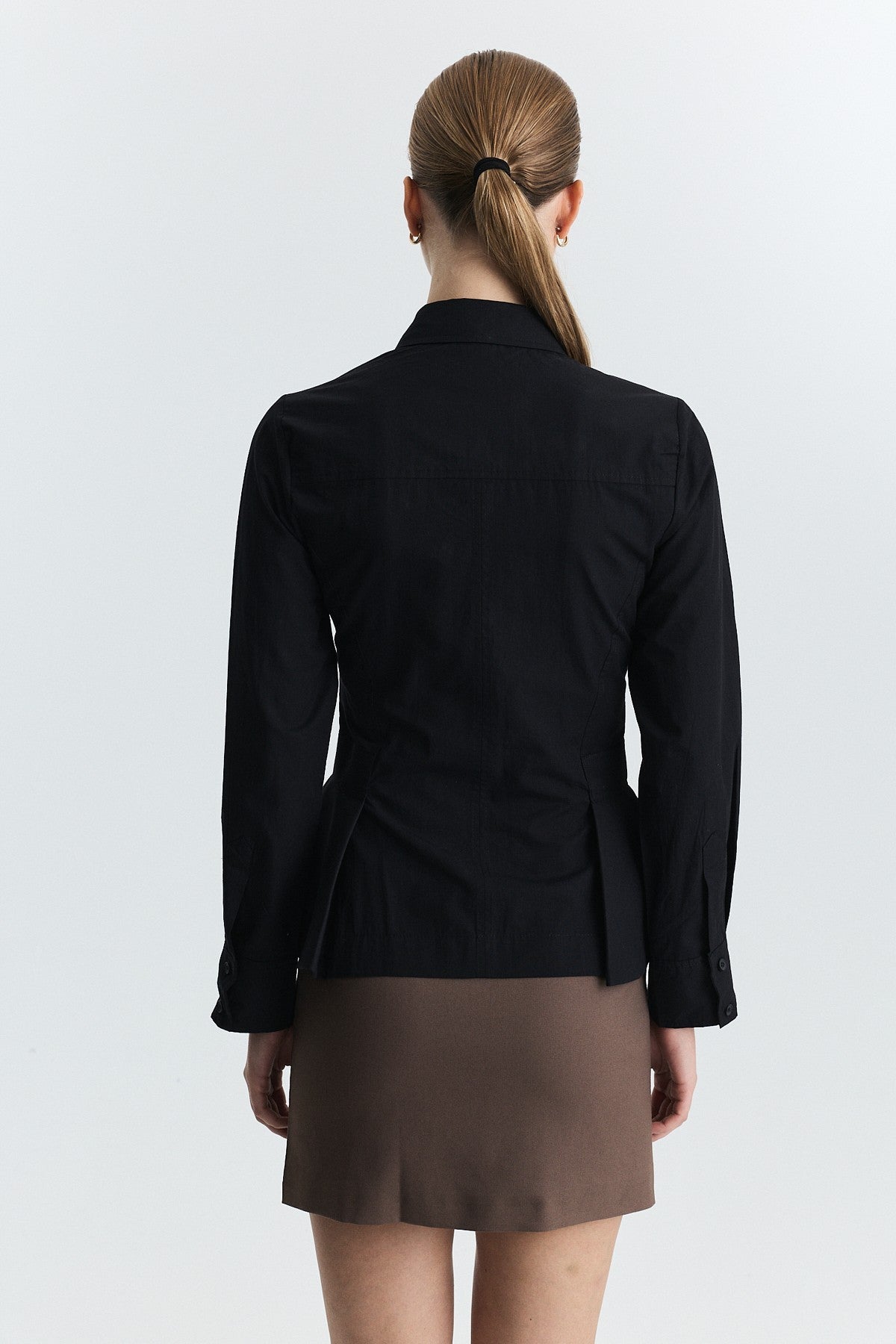 Pens Detaylı Slim Fit Gömlek