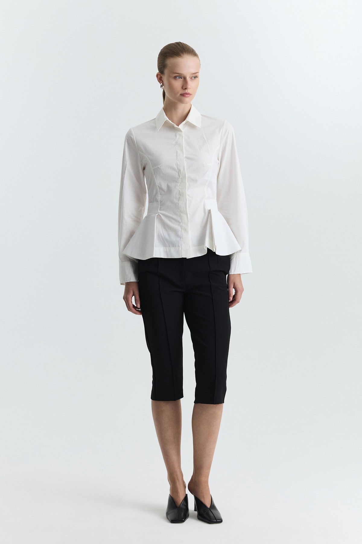 Pens Detaylı Slim Fit Gömlek