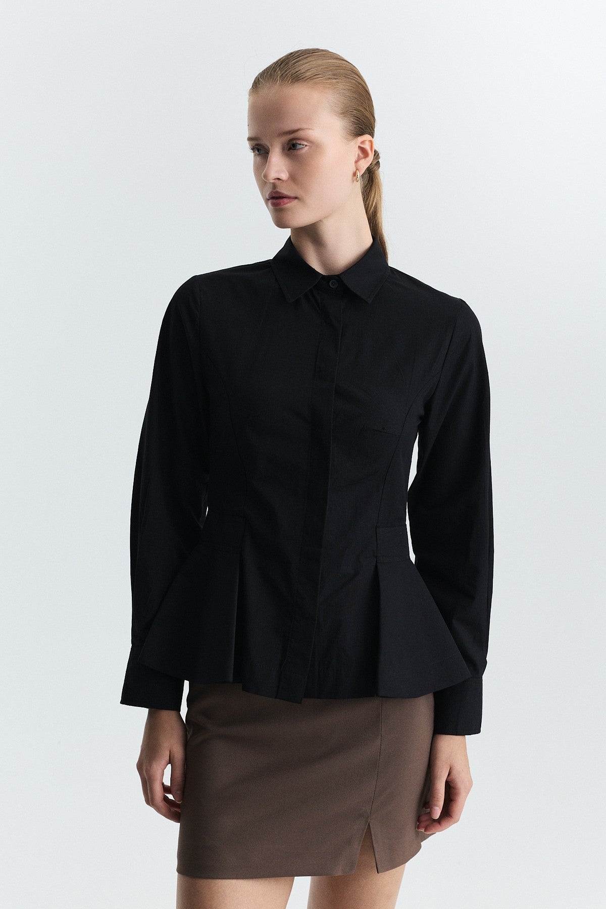 Pens Detaylı Slim Fit Gömlek