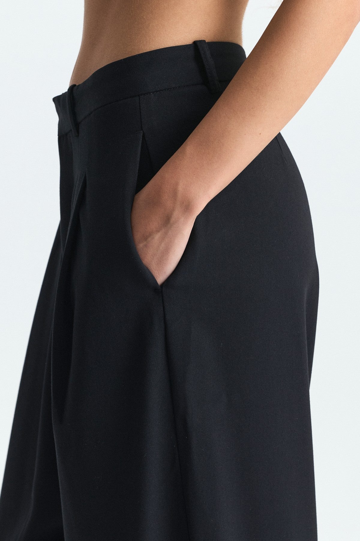 Çift Pileli Barrel Fit Pantolon