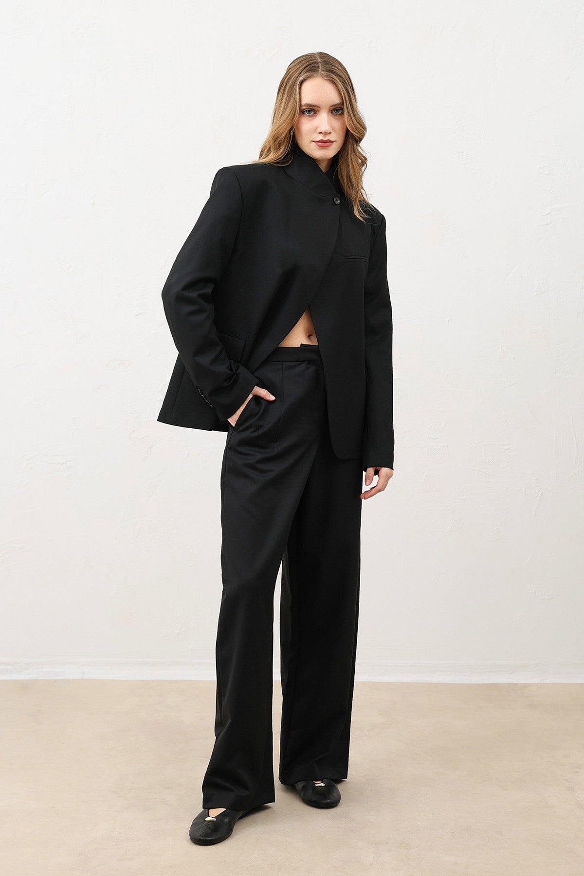 Antioch Dik Yaka Kadın Blazer Ceket