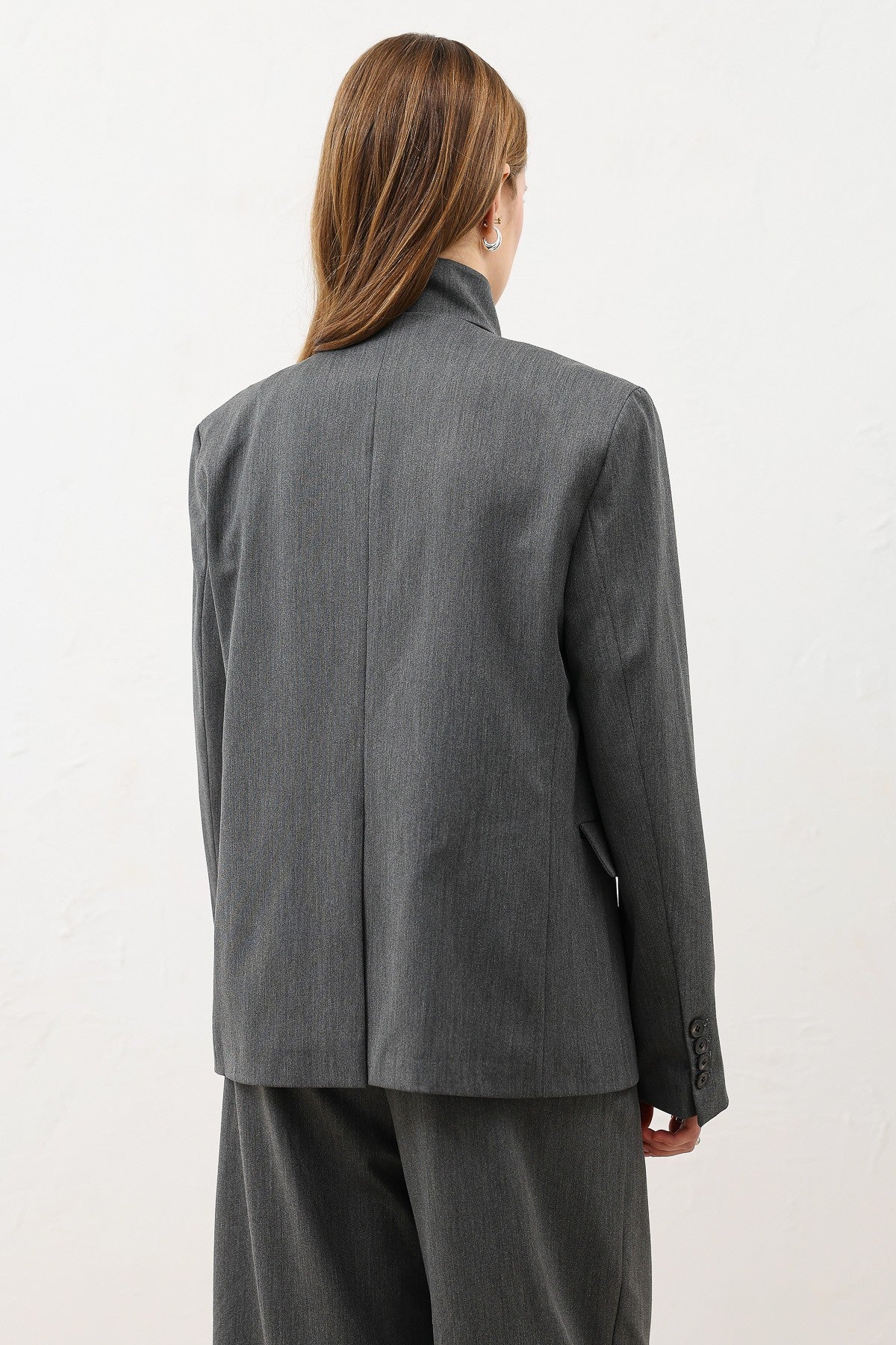 Antioch Dik Yaka Kadın Blazer Ceket