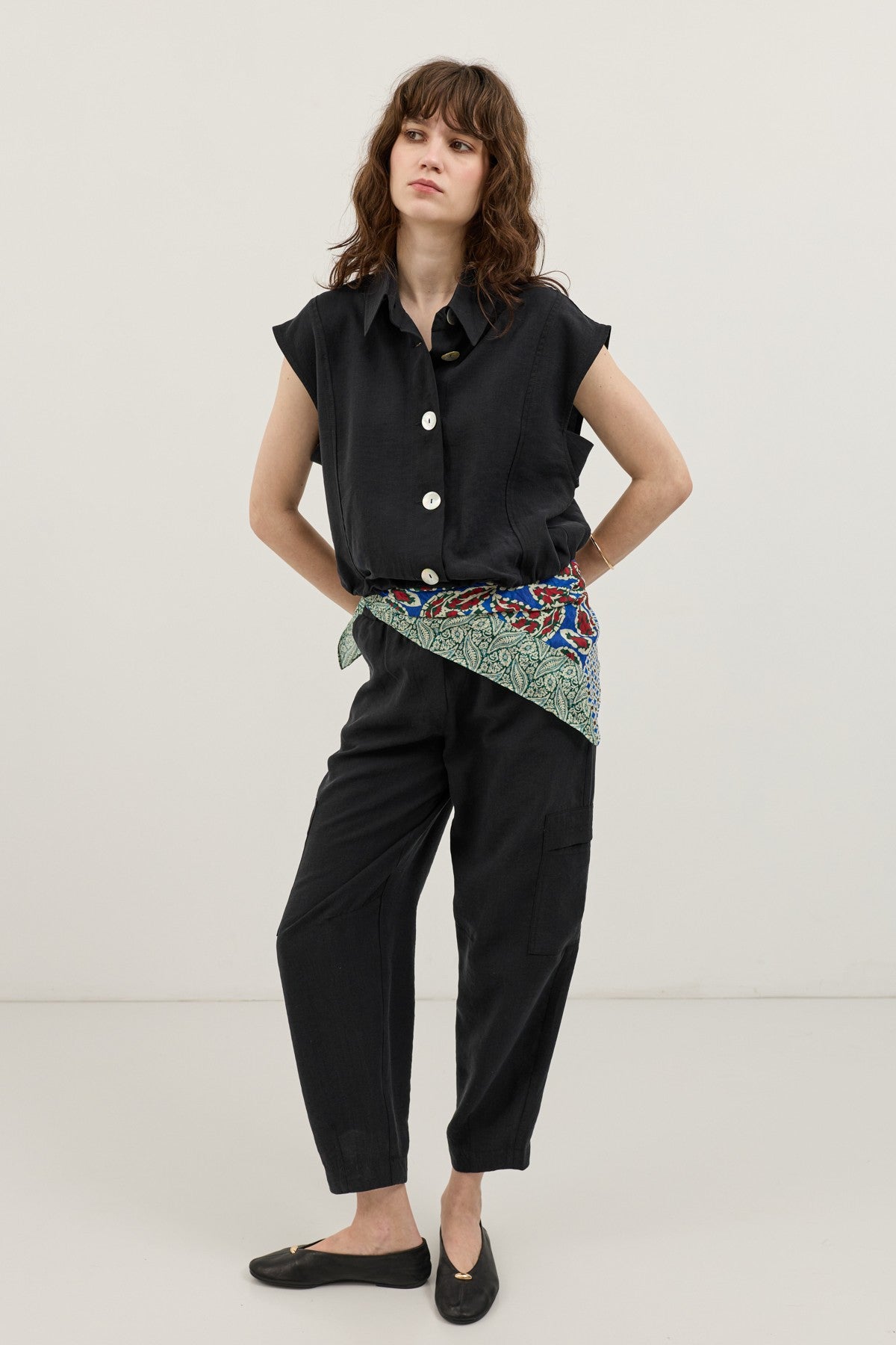 Antioch Lyocell Karışımlı Düğmeli Kadın Yelek
