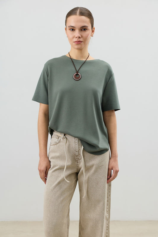 Antioch Dökümlü Kadın T-Shirt
