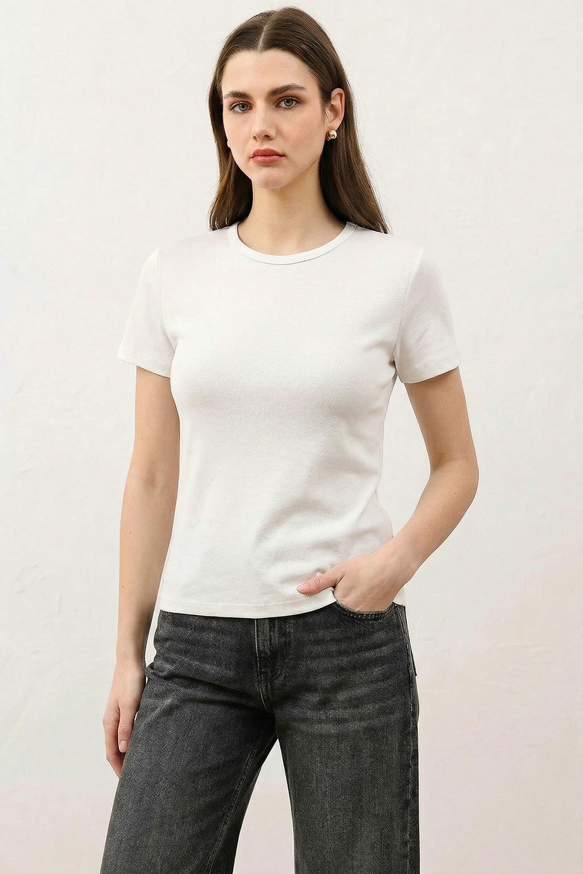 Antioch Kadın Basic T-Shirt