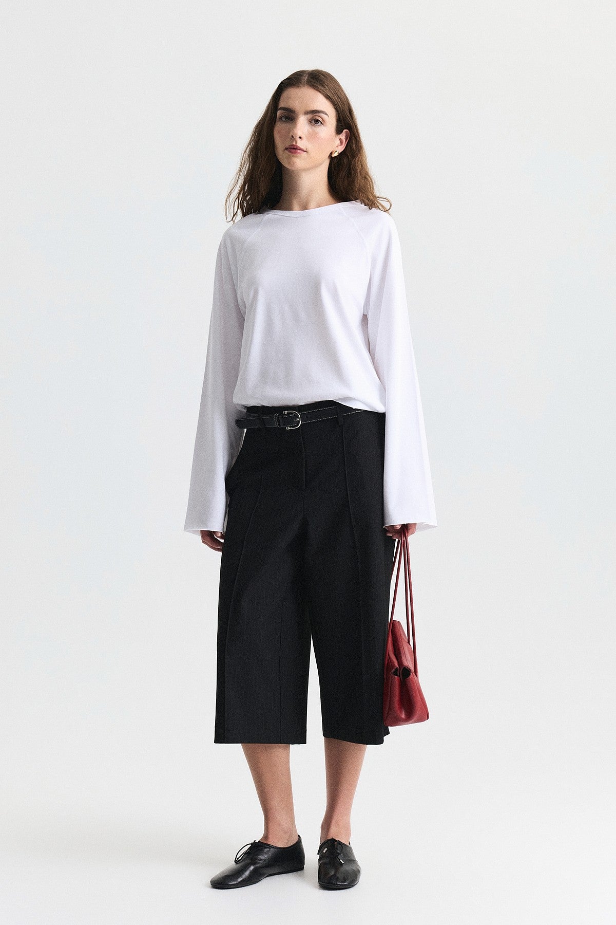 Uzun Kollu Basic T-Shirt