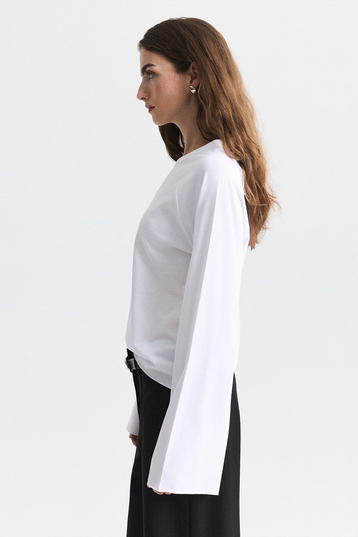 Uzun Kollu Basic T-Shirt