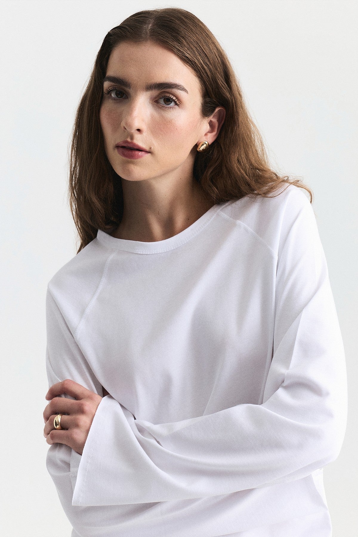 Uzun Kollu Basic T-Shirt