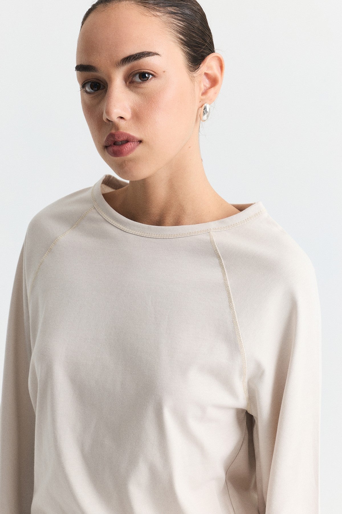 Uzun Kollu Basic T-Shirt