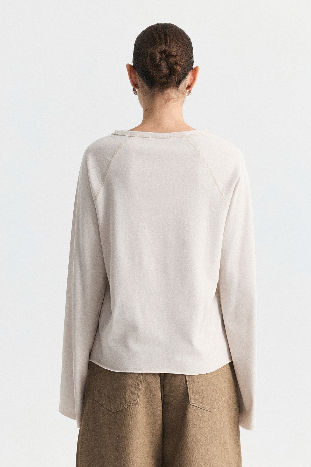 Uzun Kollu Basic T-Shirt